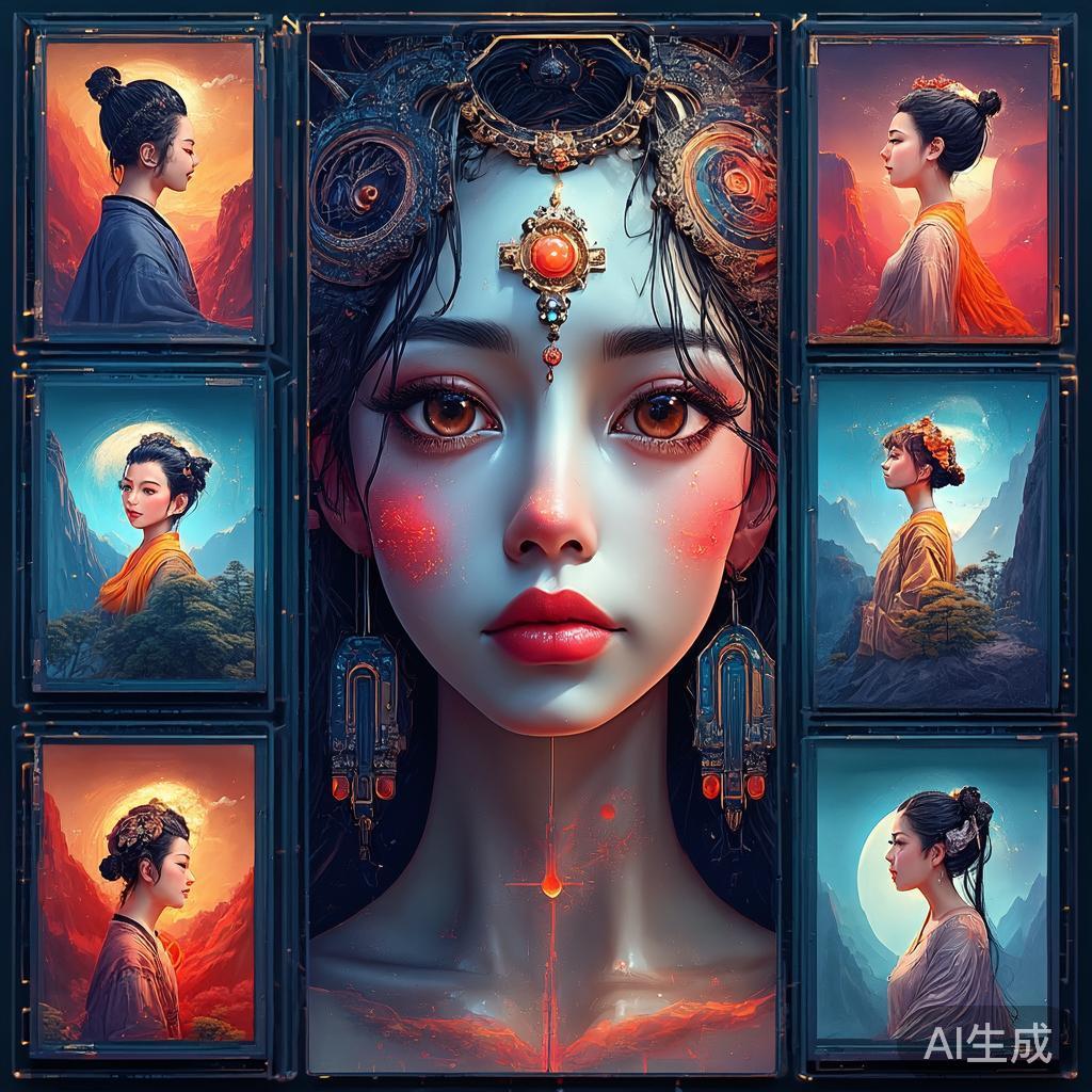腾讯AI绘画效果展示:轻松打造创意艺术作品教程