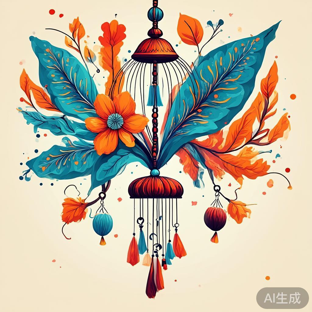 AI风铃绘画教程:轻松绘制独特风铃图案