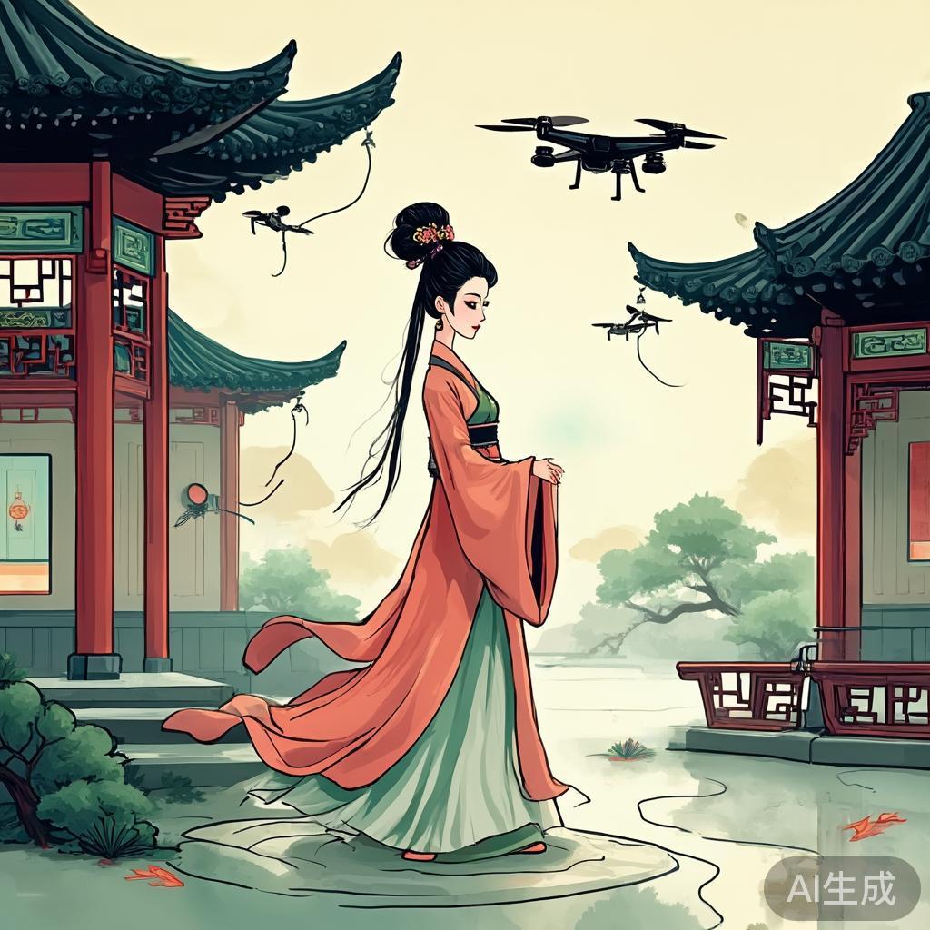 AI古风插画怎么做才自然