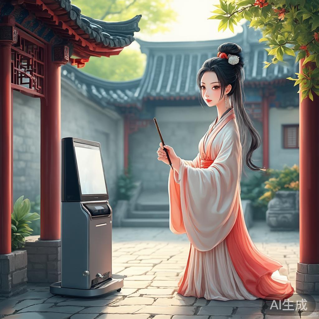 AI古风插画零门槛,如何画出氛围感