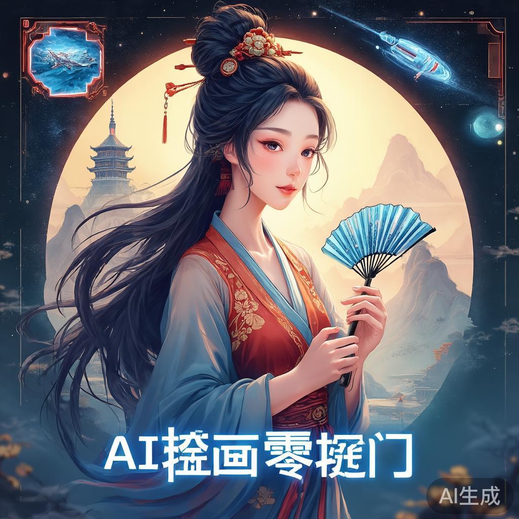 AI插画零门槛，古风风格怎么调